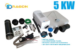 DRAGON PRO SERİ 5KW METAL KASA WEBASTO 12/24v