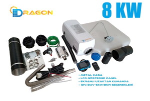 DRAGON PRO SERİ 8KW METAL KASA WEBASTO 12/24v